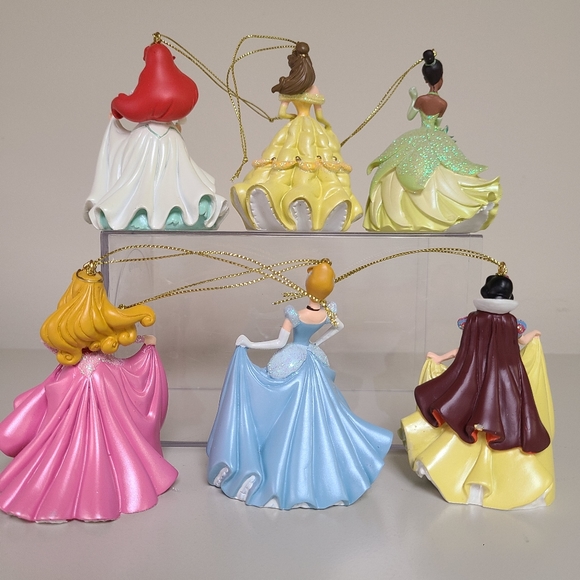 6pc Disney Princess Ornament Set - Picture 2 of 12